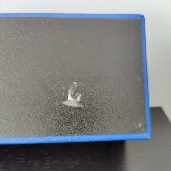 WOLF heritage Safe Deposit Jewelry Organizer Box With Compartment and Lock Blue - Picture 10 of 16